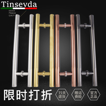 Hotel door handle Gold round office glass door handle Black rose gold wooden door handle Sliding door
