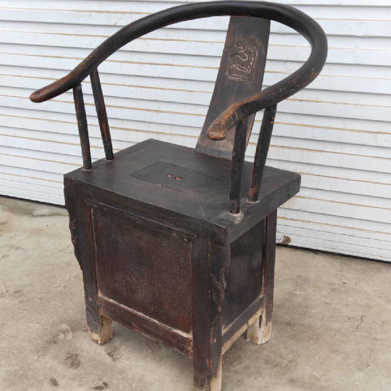 Folklore Old Objects Nostalgic Collection Old Furniture Antique Old Circle Chair Old Money Cabinet Chair Movie and TV props Decorative Swing Accessories