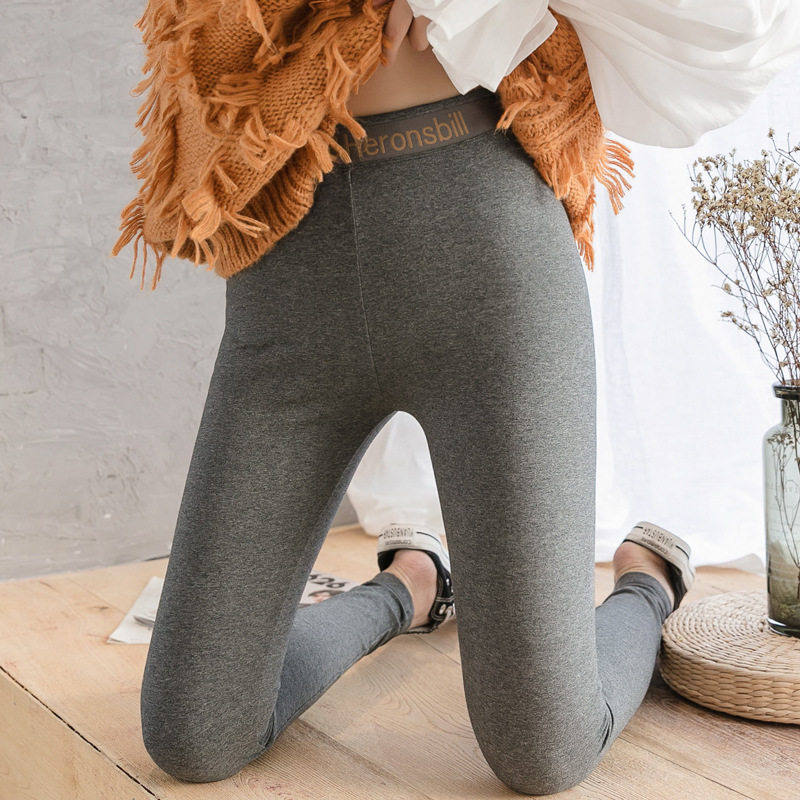 Inner pants, women's outer wear, spring and autumn, high waist, nine points, tight, thin, fat, mm, large size, black autumn and winter magic cigarette pants