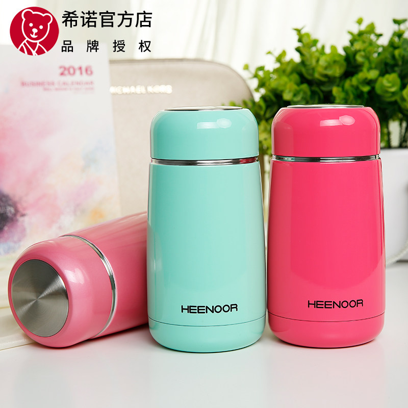 Lady Hino Fashion Candy Color Insulated Cups Girls Stainless Steel Small Cups Girls Super Cute Portable Water Glass