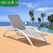 Outdoor lying bed Balcony Courtyard Leisure Reclining Chair Waterproof Sunscreen Villa Outdoor Pool Open-air Swimming Pool Beach Chair