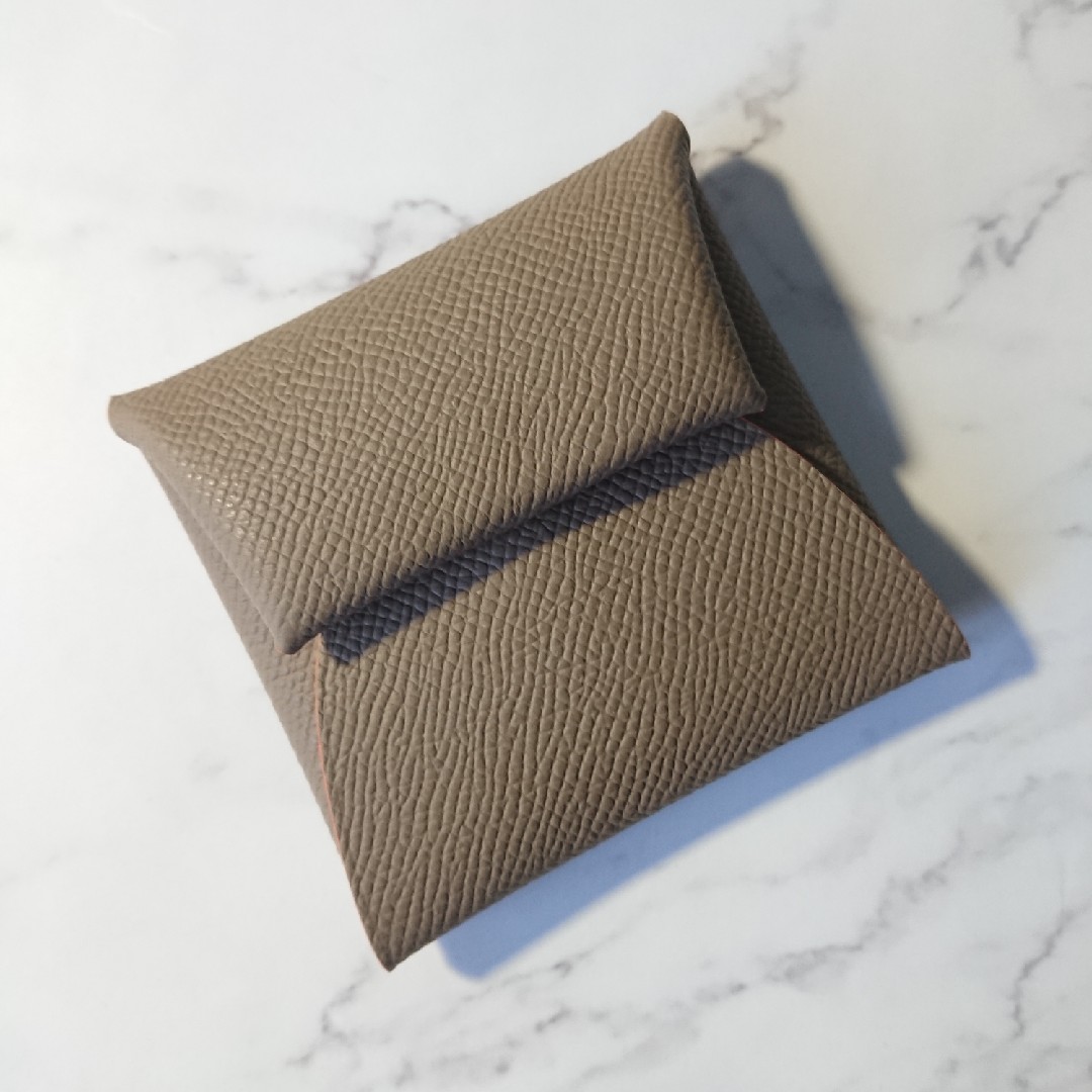 epsom palm striped cow leather zero wallet folded coin bag bastia mini short two-fold folio minimalist recommendation