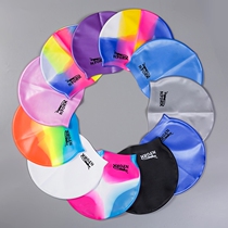 Swimming cap womens waterproof ear protection without head professional male large long hair adult children silicone custom swimming cap logo