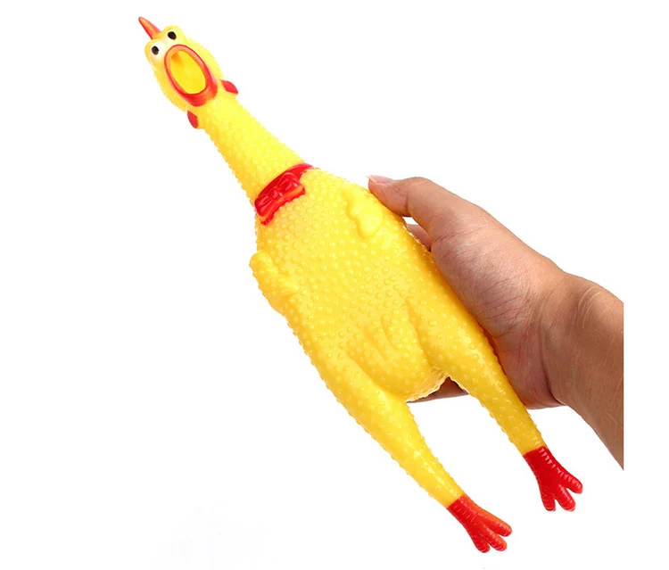 Đồ dùng cho thú cưng, thú cưng, chó và chó, đồ chơi kêu, gà gào, đồ chơi gà - Mèo / Chó Đồ chơi