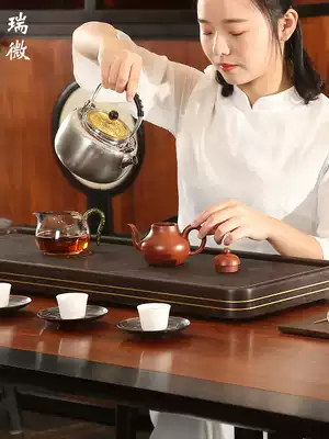 Bakelite tea tray Germany Taiwan imported bakelite tea table solid wood office and household simple dry-brewed rosewood tea tray