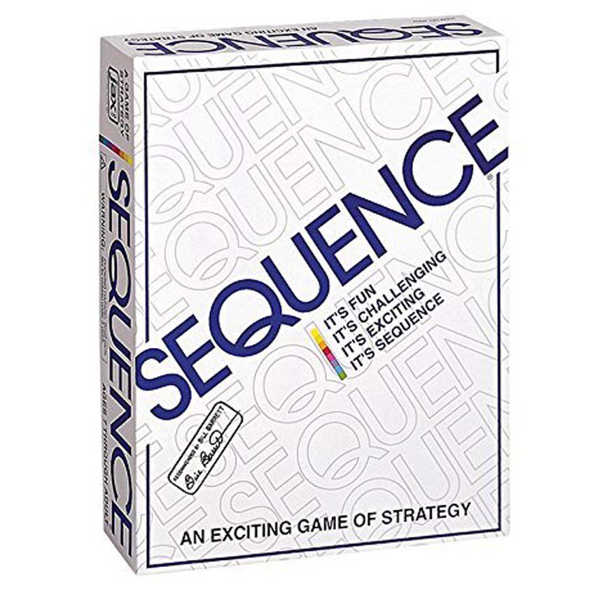 序列迷阵桌游 sequence game英文游戏多人对抗桌面游戏