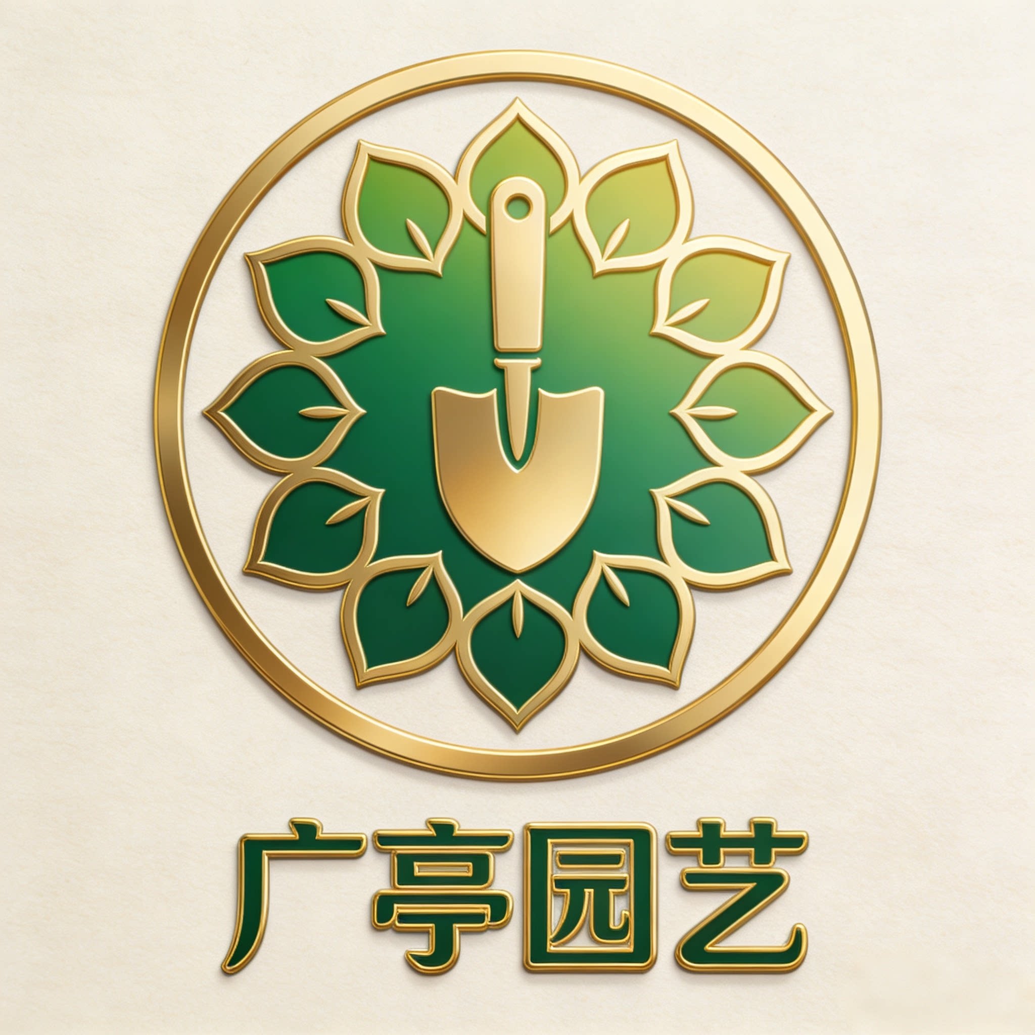 广亭园艺的LOGO