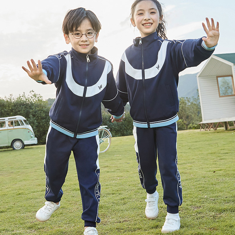 Kindergarten garden school children's pure cotton school uniform three pieces of spring and autumn summer new baseball suit
