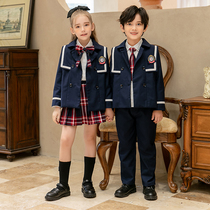 Yinglun College Wind Class Clothes Kindergarten Garden Clothing Spring Autumn Clothes for men and women in childrens suits Three sets of school uniforms for elementary school students
