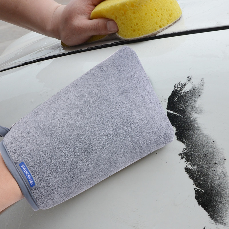 Car Grinding Clay Bum White Car Special Black Dot Yellow Dot Powerful Decontamination Rust Removal vehicles Flying Paint Beauty Carwash Clay Gloves