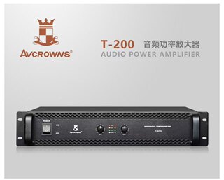 T-200专业音频放大器家庭KTV舞台演出2通道功放