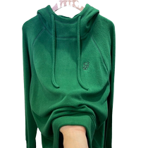 European German velvet heated hooded sweatshirt for women 2022 autumn and winter new style foreign style slimming plus velvet thickened bottoming shirt