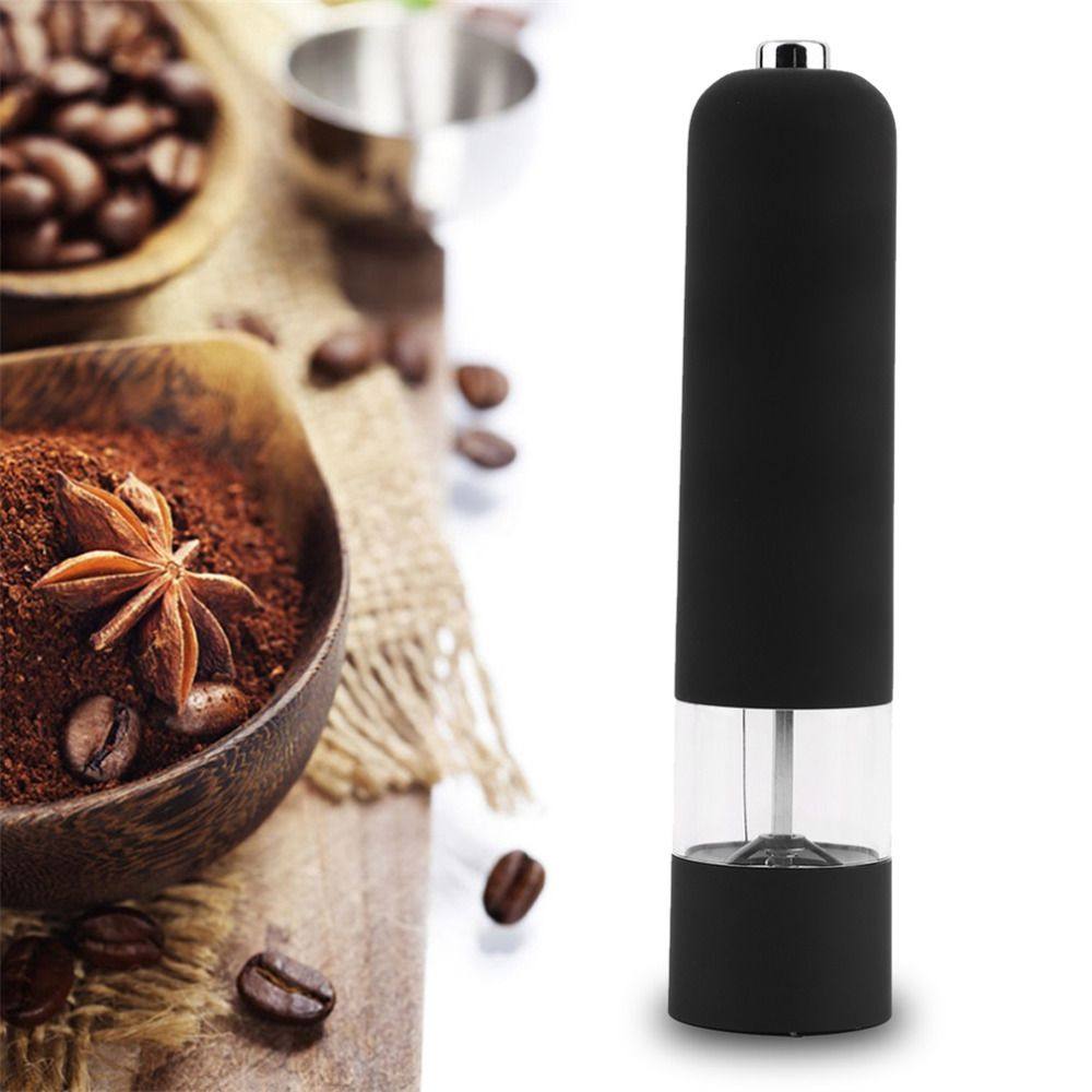 NEW Electric Salt Spice Herb Pepper Mills Grinder With