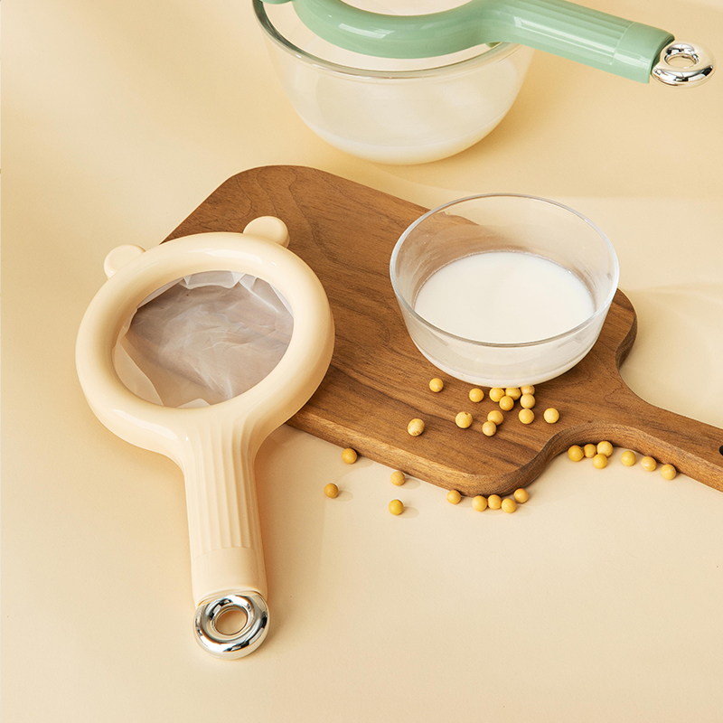 Soy milk filter screen household ultra-fine baby juice cut filter filter mesh kitchen leak spoon
