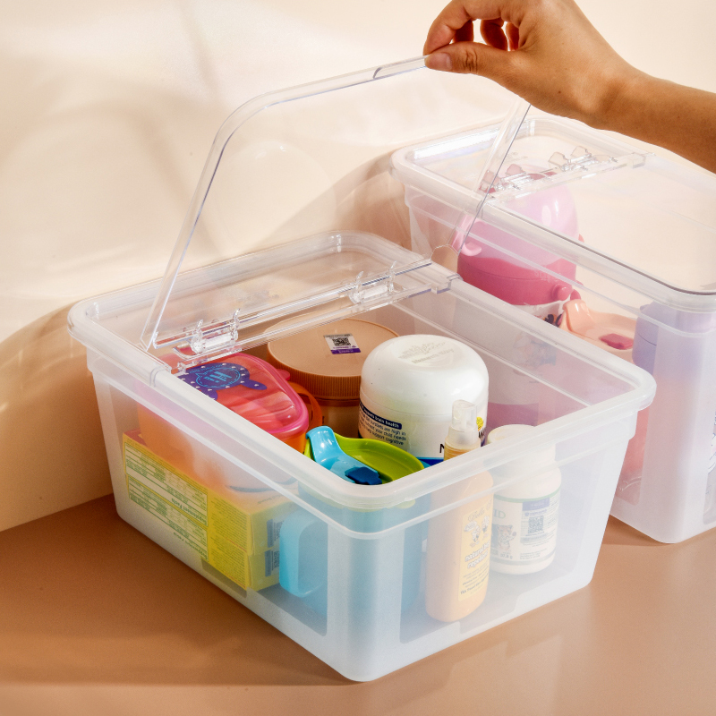 Baby products bottle container box housebaby tableware storage box overhead toy snack box large number