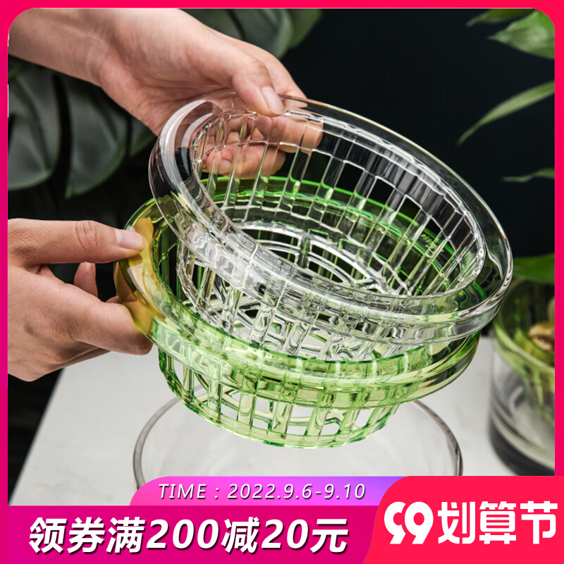 YAKA-HOME Hydroponics Planting Basket Flower Plant Holder Gold Ge Vase Soilless Planting Basket Large