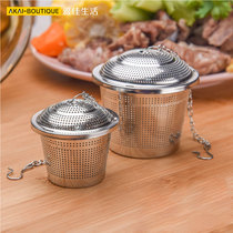 Yajia seasoning ball 304 stainless steel seasoning bag soup ball seasoning box ball tea bag tea bag tea filter