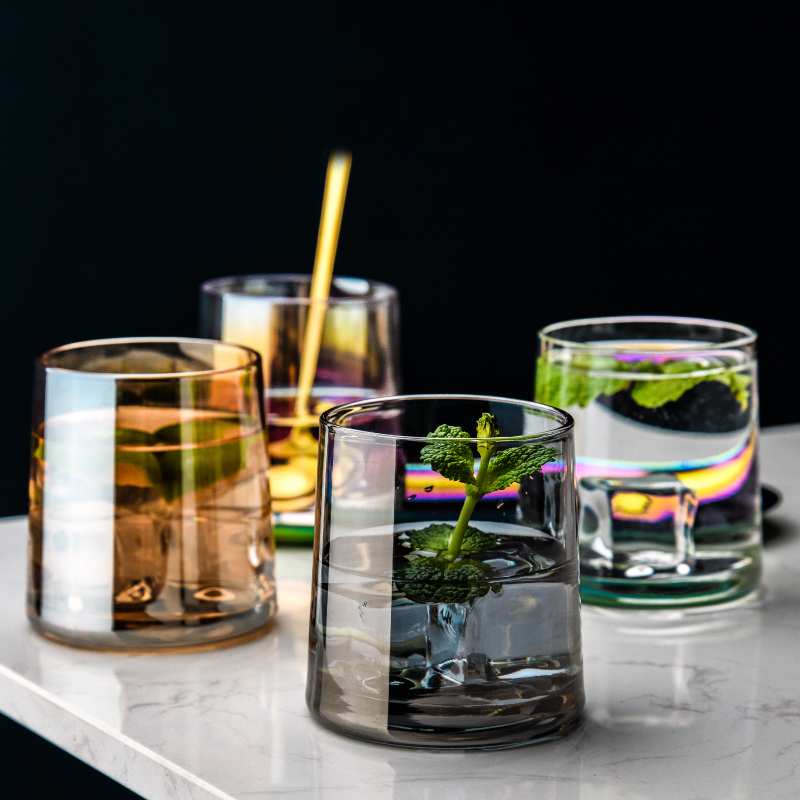 Acacia Whisky Glass Creative Ionized Beer Spirit Glass Heat Resistant Fruit Juice Cocktail Glass