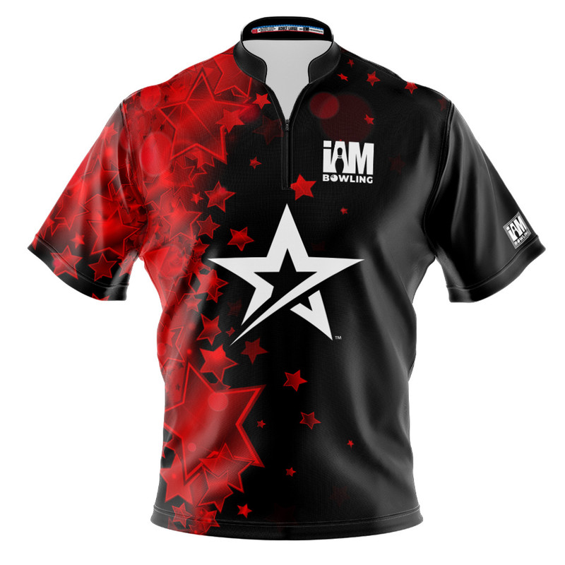 Roto Grip Bowling Jersey Red Star Bowling Uniform Short-Sleeved Top 3Dpolo Shigan 2136-Rg