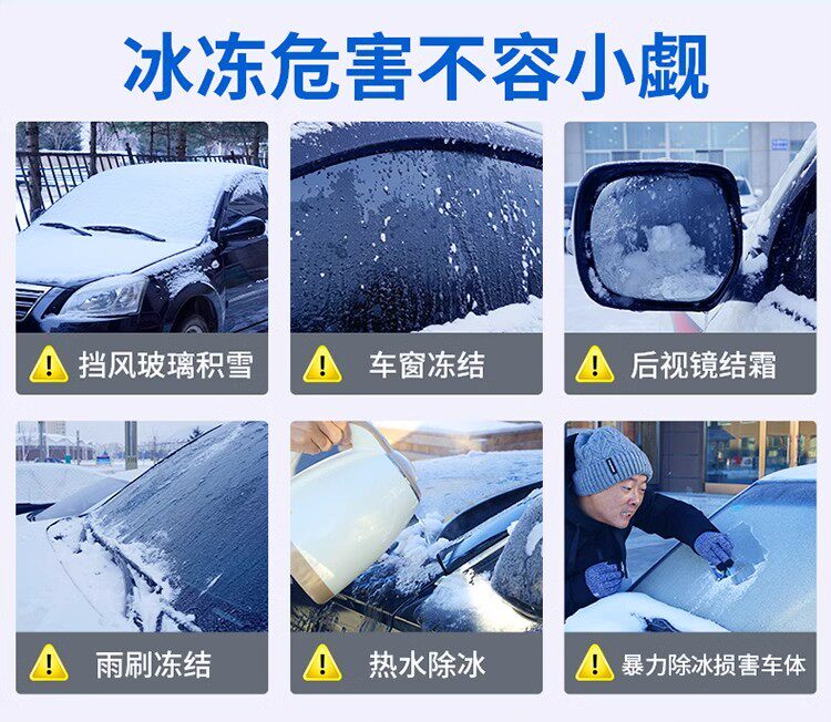 Автомобиль с агент агентов, вывоз снега/обледенения  固特威汽车除冰剂冬季车用融雪神器前挡风玻璃车窗防结冰化雪除霜 Goodwill