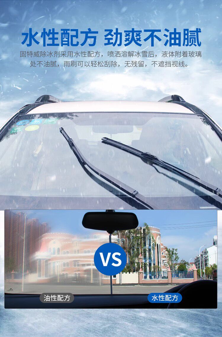 Автомобиль с агент агентов, вывоз снега/обледенения  固特威汽车除冰剂冬季车用融雪神器前挡风玻璃车窗防结冰化雪除霜 Goodwill