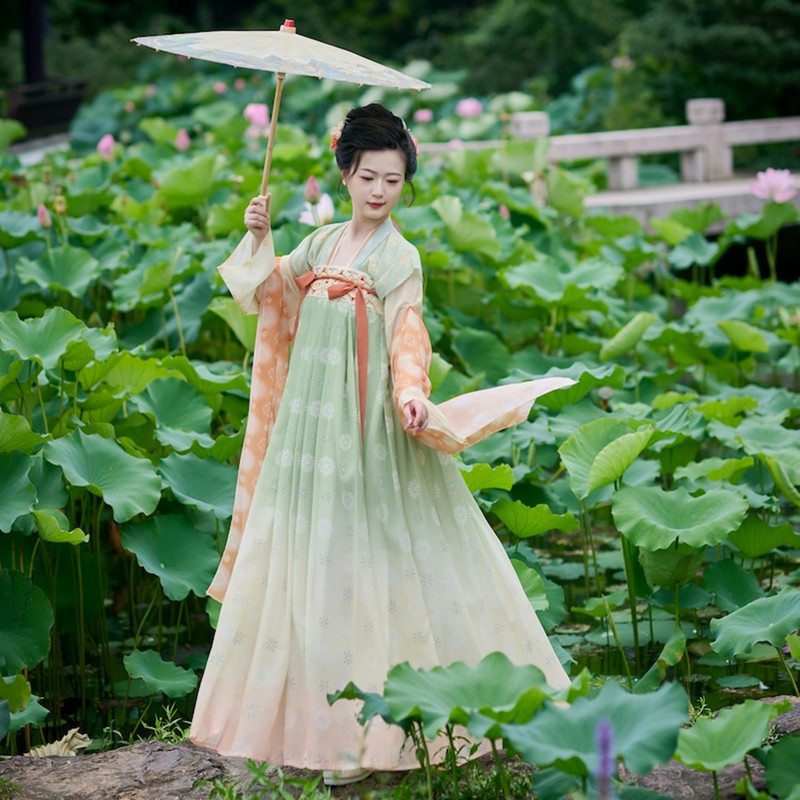 Modernized Chest-Length Cheongsam Dress, Daily Hanfu for Women, 2025 New Model, Adult Spring/Summer Style, New Chinese Style, Plus Size Set for Chubby Women Modernized Chest-Length Cheongsam Dress, Daily Hanfu for Women, 2025 New Model, Adult Spring/Summer Style, New Chinese Style, Plus Size Set for Chubby Women
