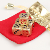  Brass dice color dice dice sieve Digital color dice ktv bar food stalls color nightclub color