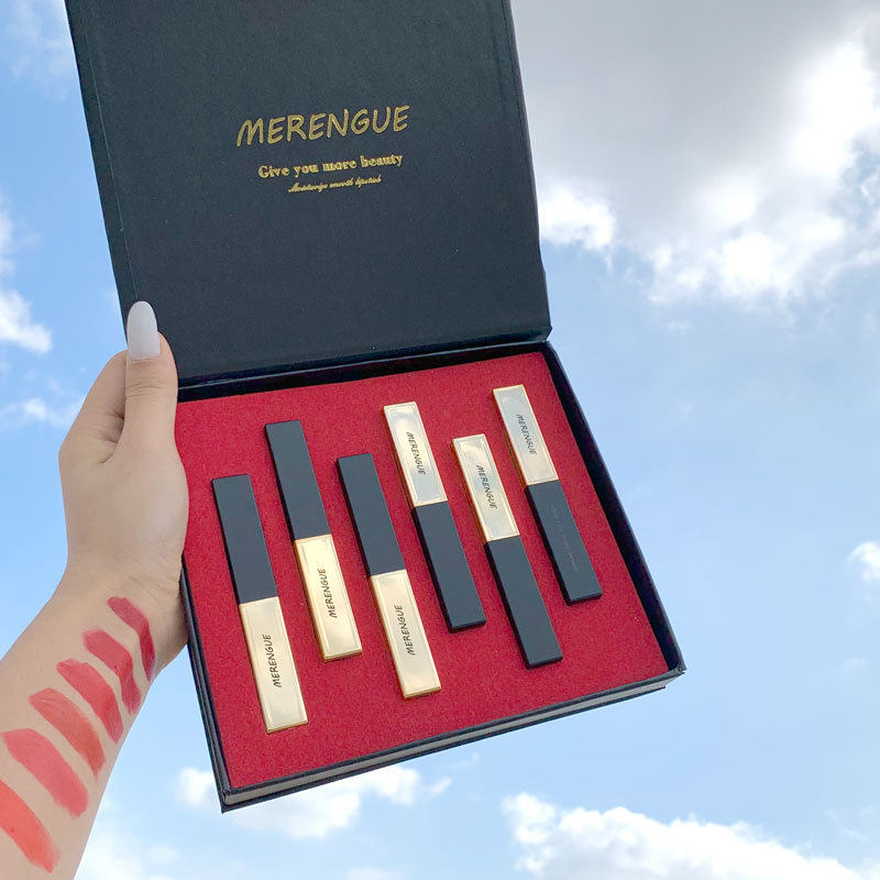 Jiaqi lipstick six gift box set niche brand moisturizing and moisturizing cheap student birthday gift trial package