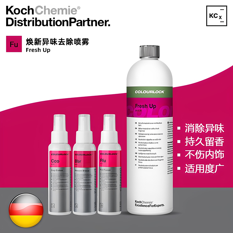 Colourlock Fu Renewal Odor Removal Spray Does Not Damage Interior Surfaces Kochchemie Koch Chemical
