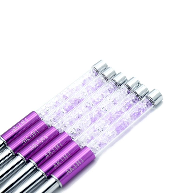 AKiHi vẽ móng bằng keo vẽ bút vẽ rất mịn siêu mịn vẽ nét móc hoa móc dây nhỏ công cụ cọ nhỏ - Công cụ Nail