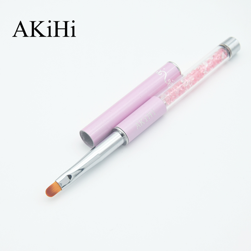 Nail Art No. 6 Round Brush, Large Round Head Phototherapy Brush, Flower Painting Brush, Gel Brush, Nail Brush Tool