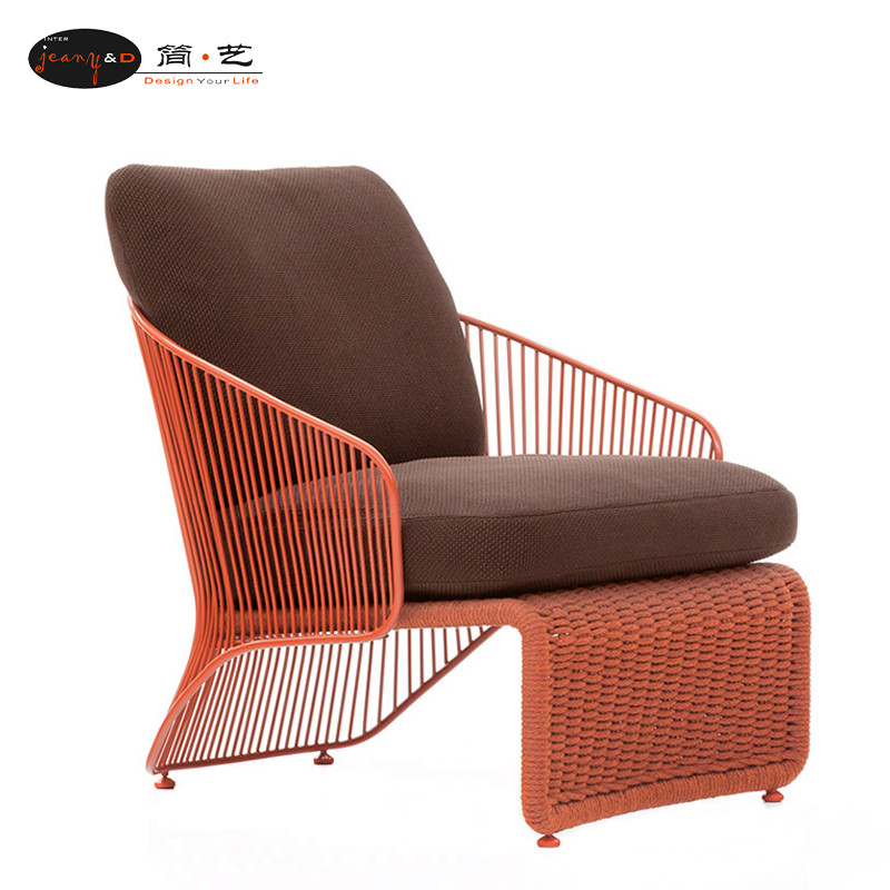 Snapshot Nordic Creative Design Outdoor Wine Coffee Chair Outdoor Courtyard Terrace Leisure Sofa Balcony Furniture