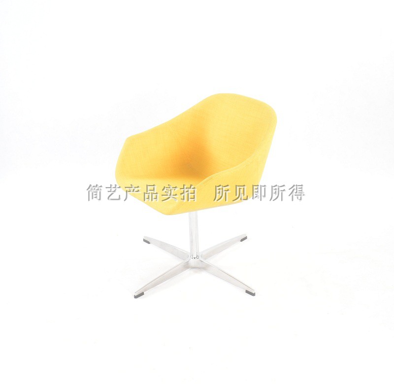 Đơn giản đồ nội thất nghệ thuật Bắc Âu phong cách tối giản thiết kế đơn sofa duy nhất giải trí hội trường ghế cuốn sách vải sofa