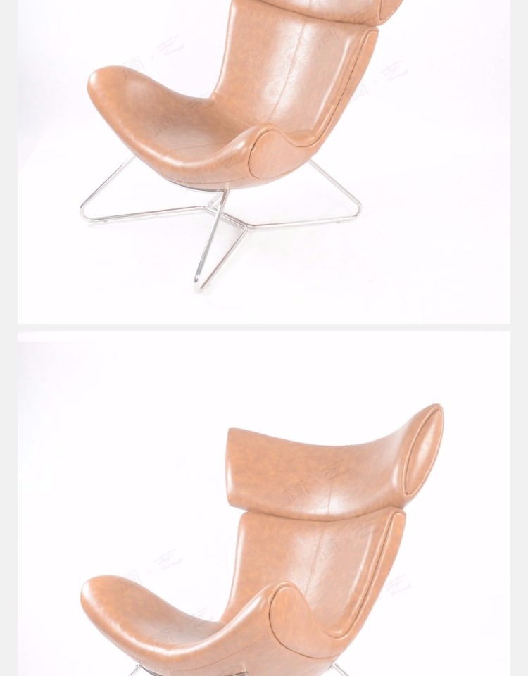 Nghệ thuật đơn giản sofa đơn Ghế phòng chờ Imola Thiết kế Bắc Âu cá tính sáng tạo đồ nội thất sảnh câu lạc bộ ghế xoay - Đồ nội thất thiết kế ghế gỗ nằm
