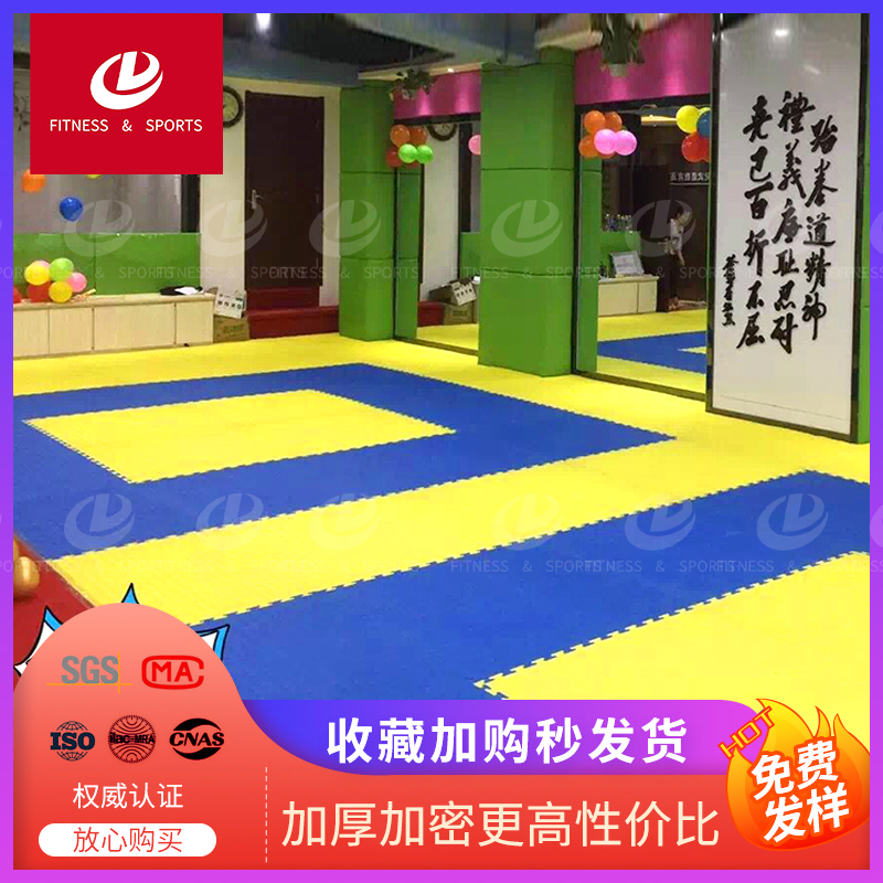 Taekwondo Mat Soundproofing Shock Absorbing Mat Professional Thickening Home Martial Arts Foam Fighting 1 m Foam Ground Mat-Taobao