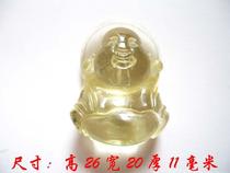 Natural yellow crystal boy Buddha pendant to ensure safe sale