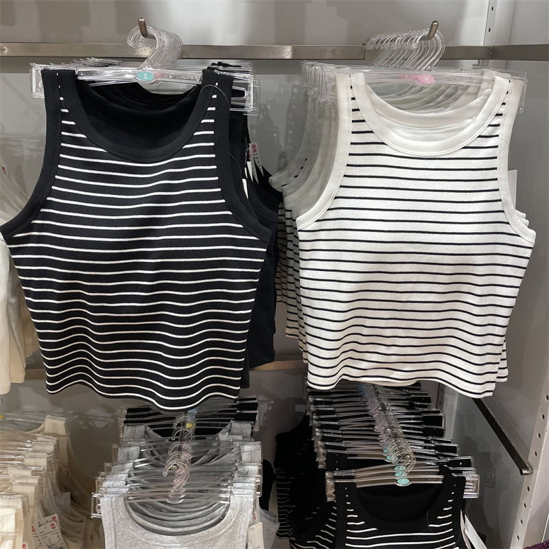 Women's Summer Bm Style Hot Girl Style Cotton Blend Short Slim Fit Tank Top 464420 464426 477744 Women's Summer Bm Style Hot Girl Style Cotton Blend Short Slim Fit Tank Top 464420 464426 477744