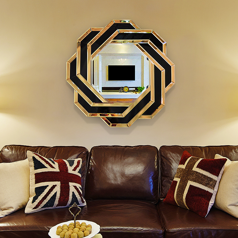 Eurostyle Retro Decorative Mirror Creative Vintage Living-room Sofa Wall Home Accessories Modern Art Genguan Decorative Mirror