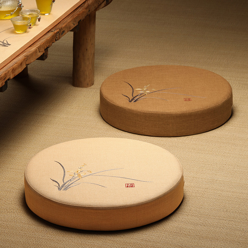 Meditation mat meditation mat home round floor cushion bay window cushion fart cushion Japanese tatami meditation futon mat