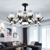 American living room chandelier crystal modern simple bedroom Nordic light luxury atmospheric restaurant Home creative lighting package