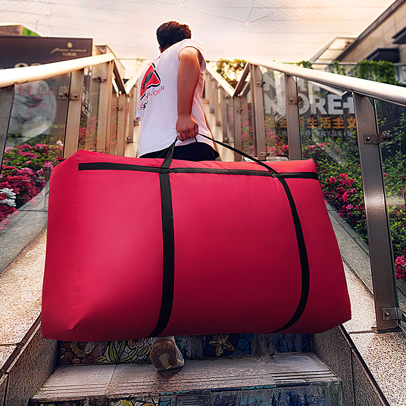 Woven bag Moving packing bag Duffel bag Snakeskin bag Quilt storage artifact Canvas bag Strong large capacity bag