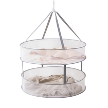 Net-drying artifact for sweaters flat-laying clothes drying rack for sweaters mesh-pocket clothes basket for drying vegetables clothes and socks