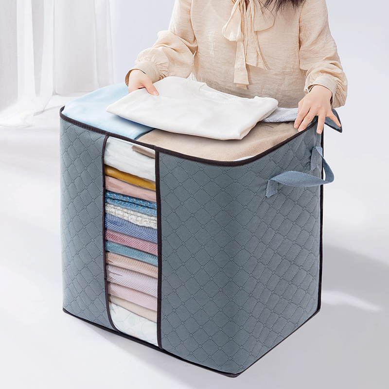 Storage bag moving season packing artifacts containing clothes quilts large bags home waterproof moisture-proof finishing bags