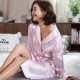 Đồ ngủ nữ gợi cảm mùa xuân và mùa thu dài tay áo ngủ mùa hè mỏng phần nhà dịch vụ nữ băng lụa váy ngủ mùa hè hai mảnh