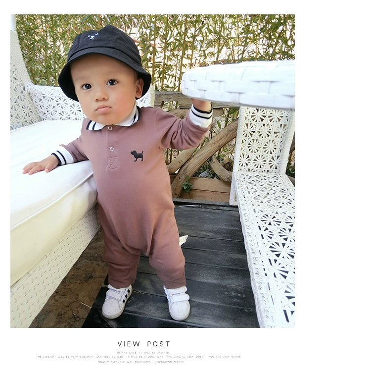 Quần áo trẻ em quần áo mùa đông nam và nữ quần áo trẻ sơ sinh trẻ em dễ thương siêu dễ thương quần áo lưới màu đỏ quần áo trẻ em mùa thu áo liền quần ôm sát bé gái