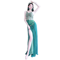 Baiya Qianhui 2024 Spring and Summer New Belly Dance Clothing Embroidered Tassel Suit Oriental Dance Performance Clothing Practice Clothes