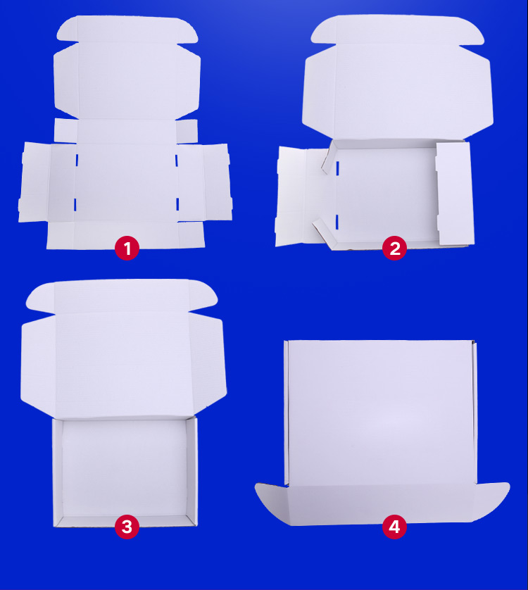 厂家工厂36 26 6特硬白色飞机盒纸箱批发彩色彩印纸盒印刷纸板箱详情25