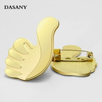 Huy hiệu ngón tay cái bằng vàng và bạc Nhân viên công ty thúc đẩy phần thưởng bằng quà tặng Cử chỉ kim loại rất tuyệt và khen ngợi trâm cài - Trâm cài cài áo nữ sang trọng