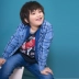 Áo sơ mi nam tay dài mùa xuân và mùa thu 2018 Mới cho trẻ em kẻ sọc Trẻ em chất lượng Chaos Big Boy Áo hai lớp