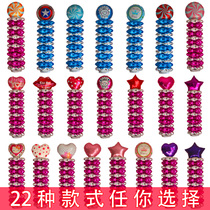 Four-leaf clover aluminum film balloon shop door opening column road leads childrens birthday decoration wedding decoration